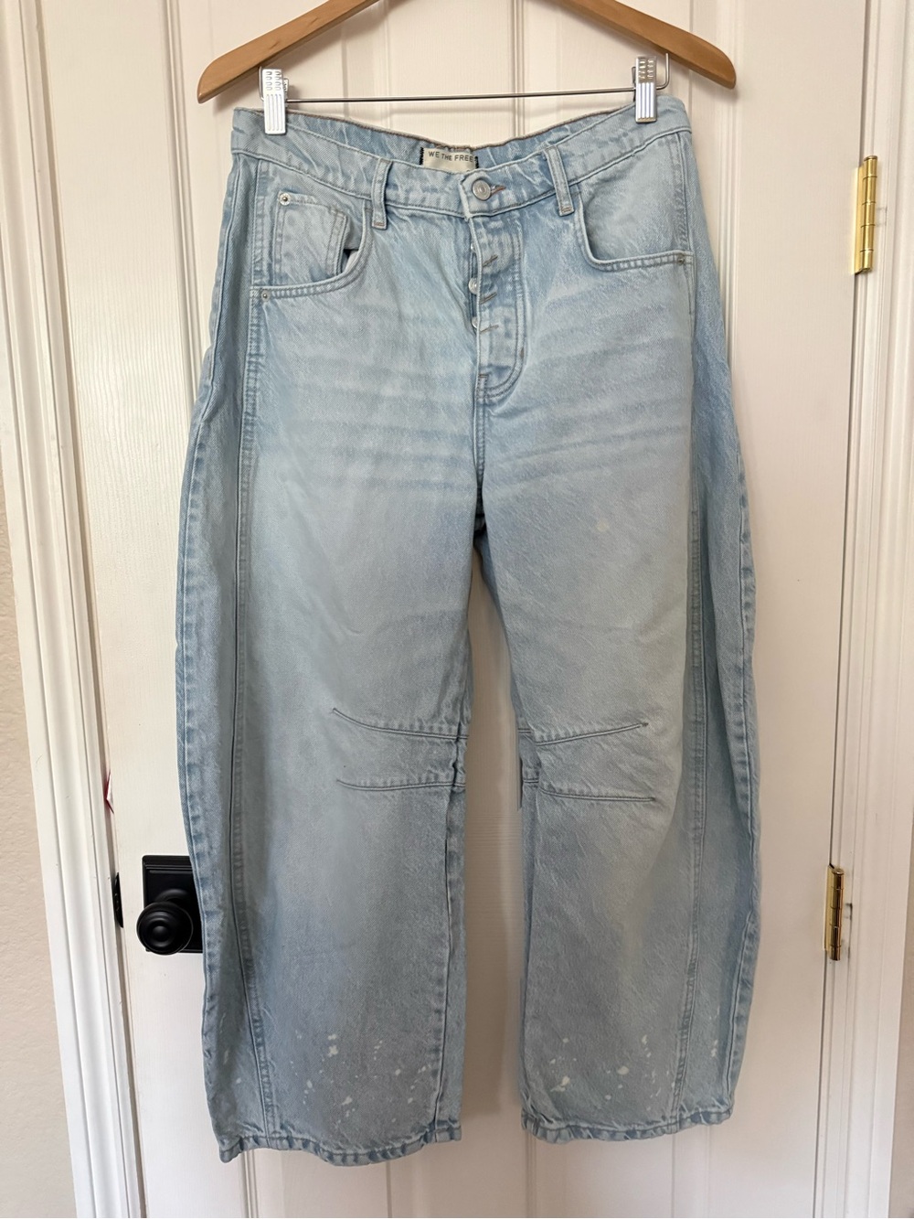 Free People Barrel Jeans